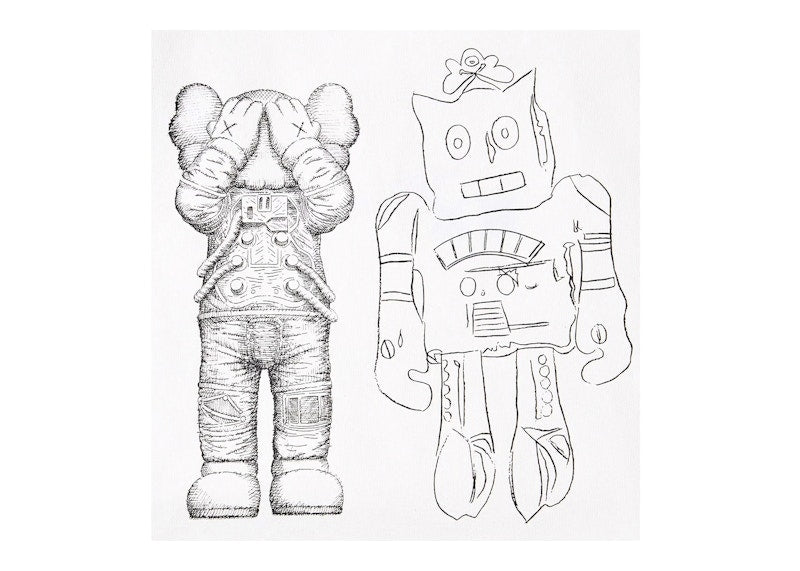 KAWS x Uniqlo Warhol 2Way Tote Bag White