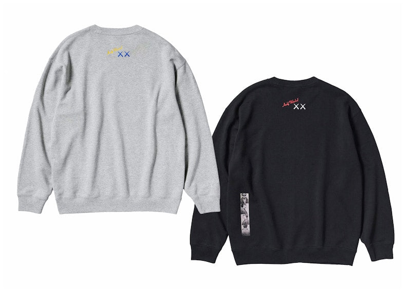 KAWS x Uniqlo Warhol Graphic 472951/476119 Sweatshirt Gray/Black