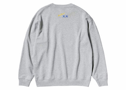 KAWS x Warhol Graphic 472951 Sweatshirt (Asia Sizing) Gray
