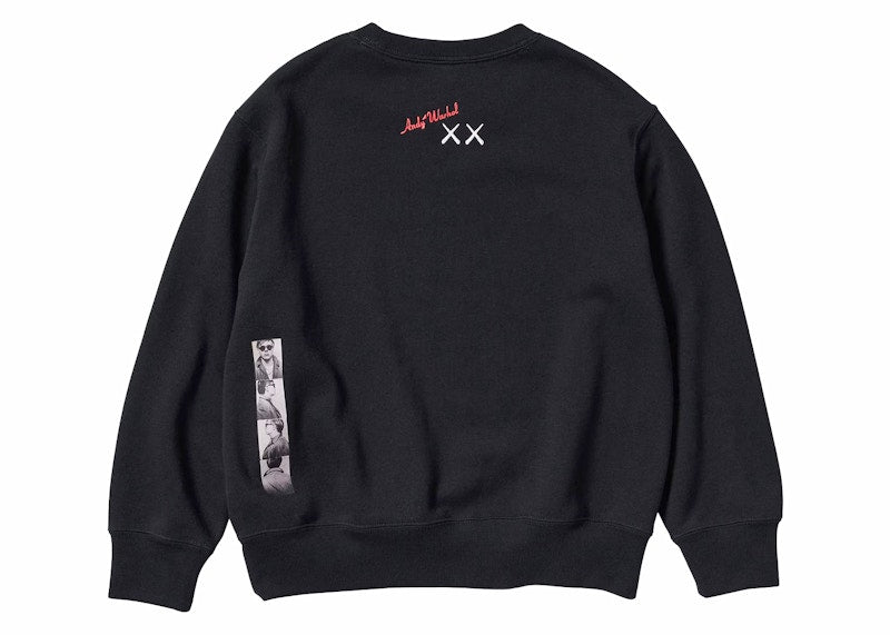 KAWS x Uniqlo Warhol Kids' Graphic 476408 Sweatshirt Black