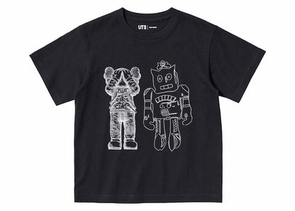KAWS x Uniqlo Warhol Kids' UT Graphic 476424 T-shirt Black