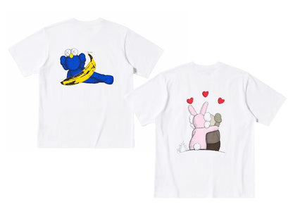 KAWS x Uniqlo Warhol UT Graphic 471321/476350 T-shirt Set (Asia Sizing) White/White