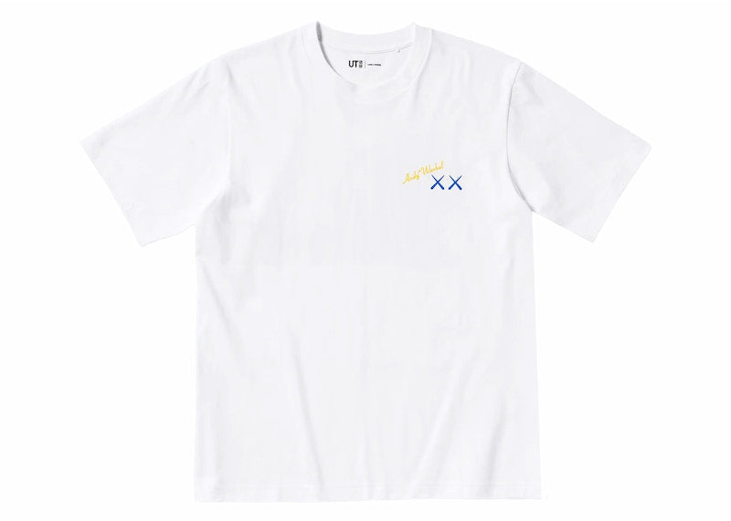 KAWS x Warhol UT Graphic 471321 T-shirt (Asia Sizing) White
