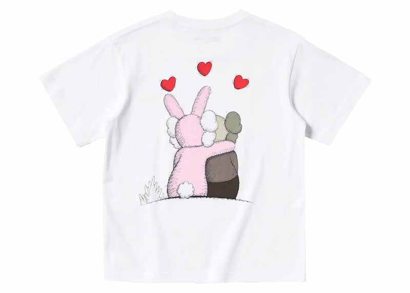 KAWS x Warhol UT Kids' Graphic 476423 T-shirt (Asia Sizing) White