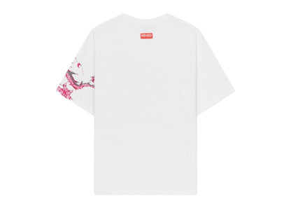 KENZO Akae Dragon T-Shirt White Red