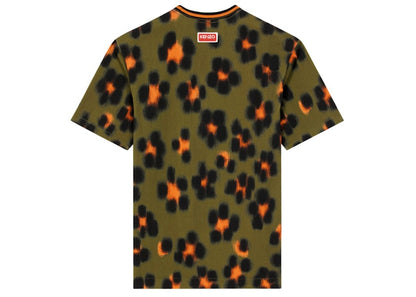 KENZO Hana Leopard T-Shirt Khaki