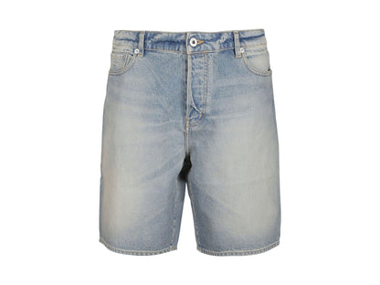 KENZO Himawari Jeans Shorts Stone Dirty Blue