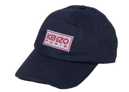 KENZO Logo Patch Baseball Hat Navy