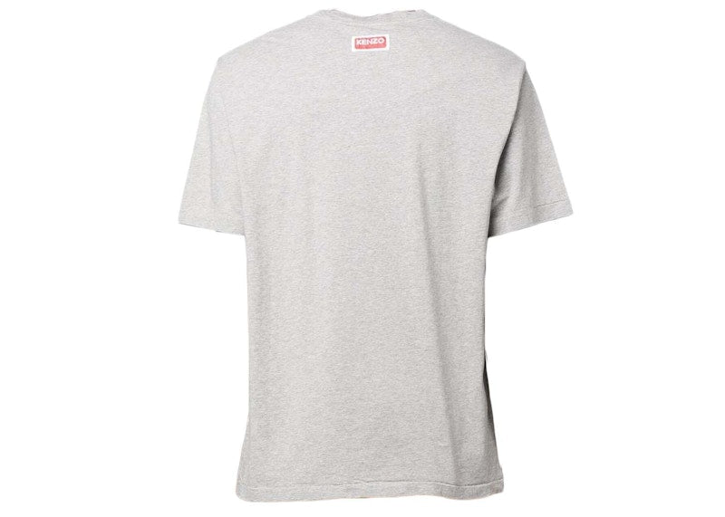 KENZO Logo-Print Detail T-shirt Grey