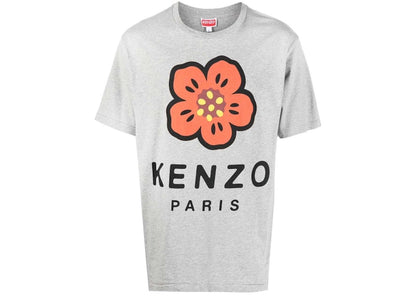 KENZO Logo-Print Detail T-shirt Grey