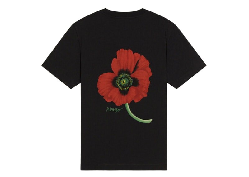KENZO POPPY by Nigo Women's Loose T-Shirt Black