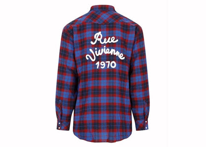 KENZO Rue Vivienne 1970 Western Shirt Royal Blue