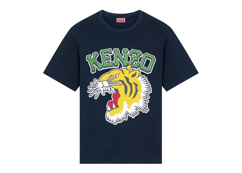 KENZO Tiger Varsity Relaxed T-Shirt Midnight Blue
