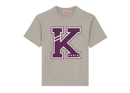 KENZO Varsity T-Shirt Pearl Grey