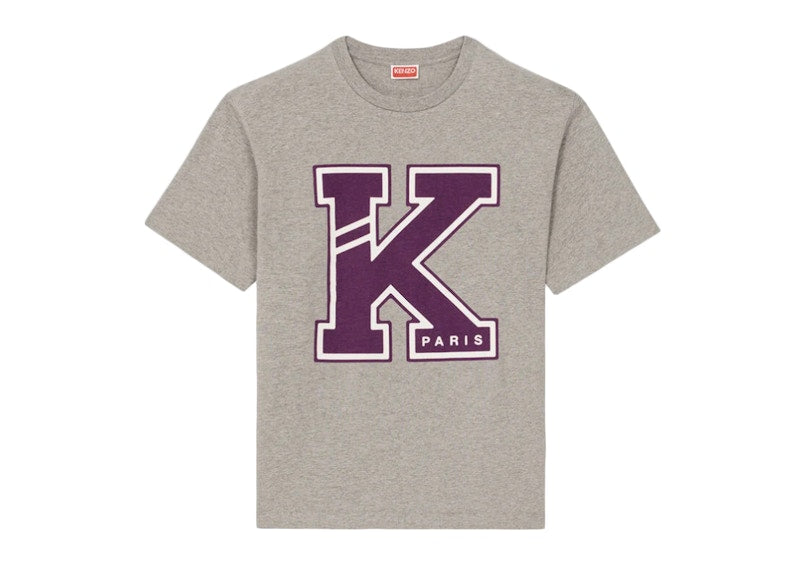 KENZO Varsity T-Shirt Pearl Grey