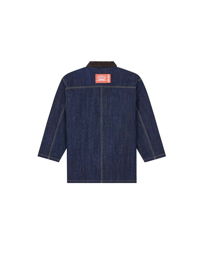 KENZO x LEVI'S Genderless Denim Parka Rinse Blue Denim