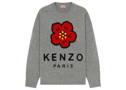 KENZO x Nigo Boke Flower Marino Wool Jumper Misty Grey
