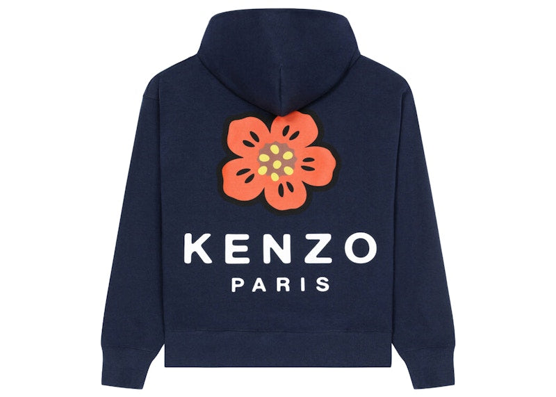 KENZO x Nigo Boke Flower Oversized Hoodie Midnight Blue