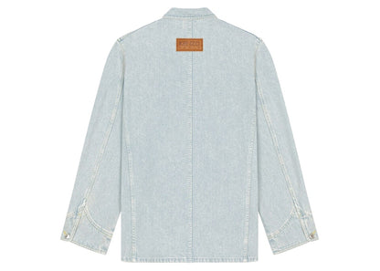 KENZO x Nigo Boke Flower Women's Crest Denim Workwear Jacket Sky Blue