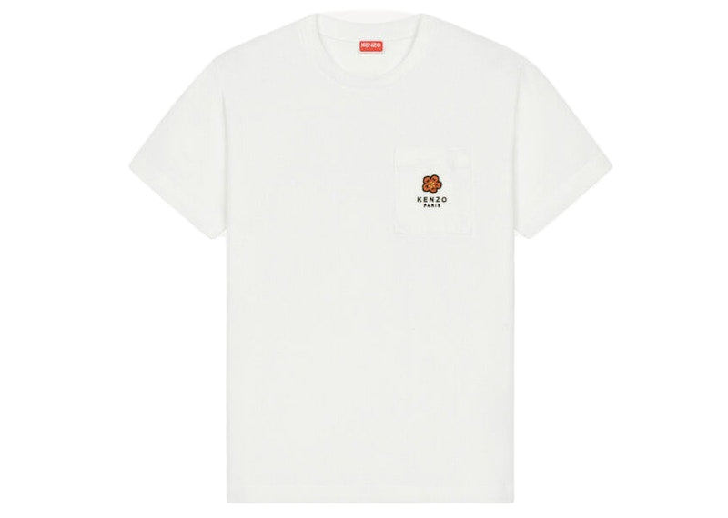 KENZO x Nigo Boke Flower Women's Crest On Pocket T-Shirt Off White