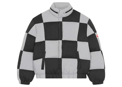 KENZO x Nigo Check Boxy Oadded Coat Black Grey