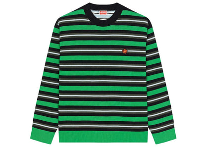 KENZO x Nigo Striped Jumper Grass Green