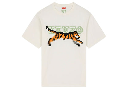 KENZO x Nigo Tiger Pixel Oversized T-Shirt Off White