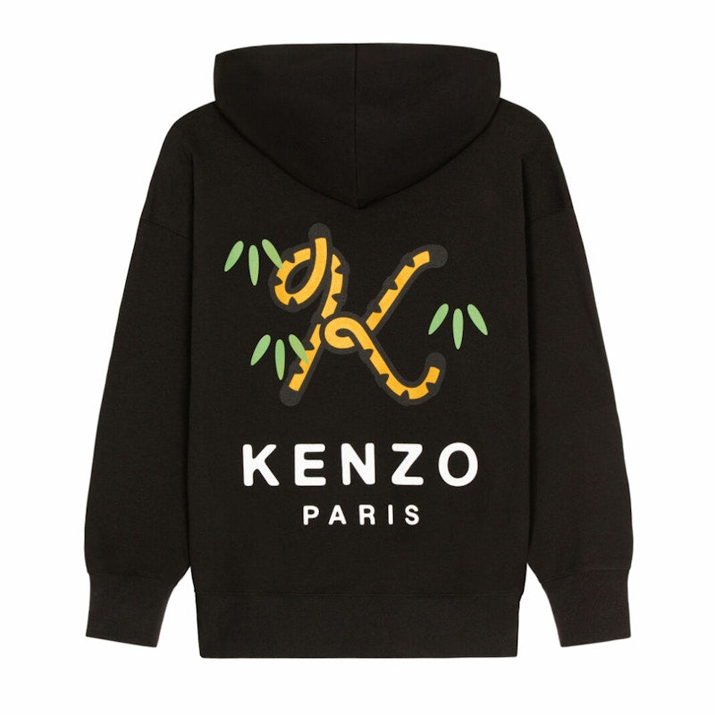 KENZO x Nigo Tiger Tail Oversized Women's Hoodie Black