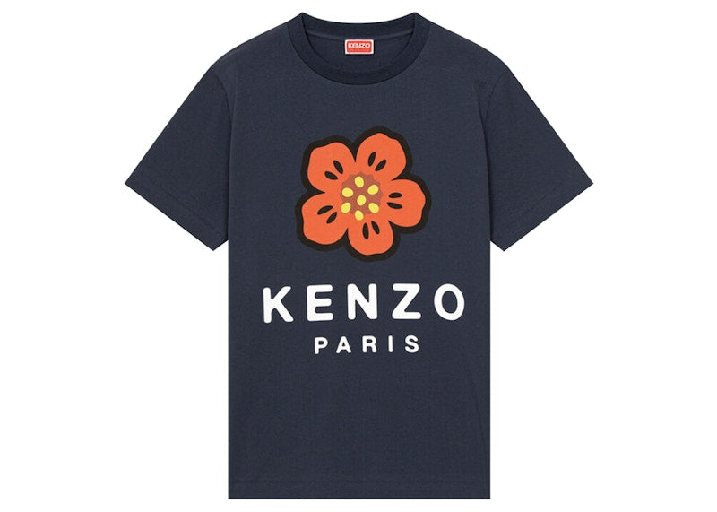 KENZO x Nigo Womens Boke Flower Loose T-Shirt Midnight Blue
