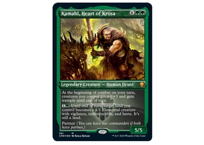 Kamahl, Heart of Krosa (Foil Etched) Magic: The Gathering TCG Commander Legends Mythic #581 (Ungraded)