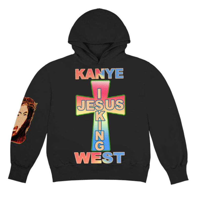 Kanye West AWGE for JIK Cross Hoodie Black