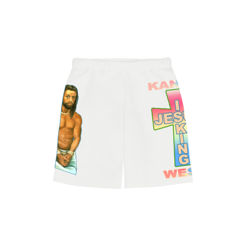 Kanye West AWGE for JIK Cross I Shorts White
