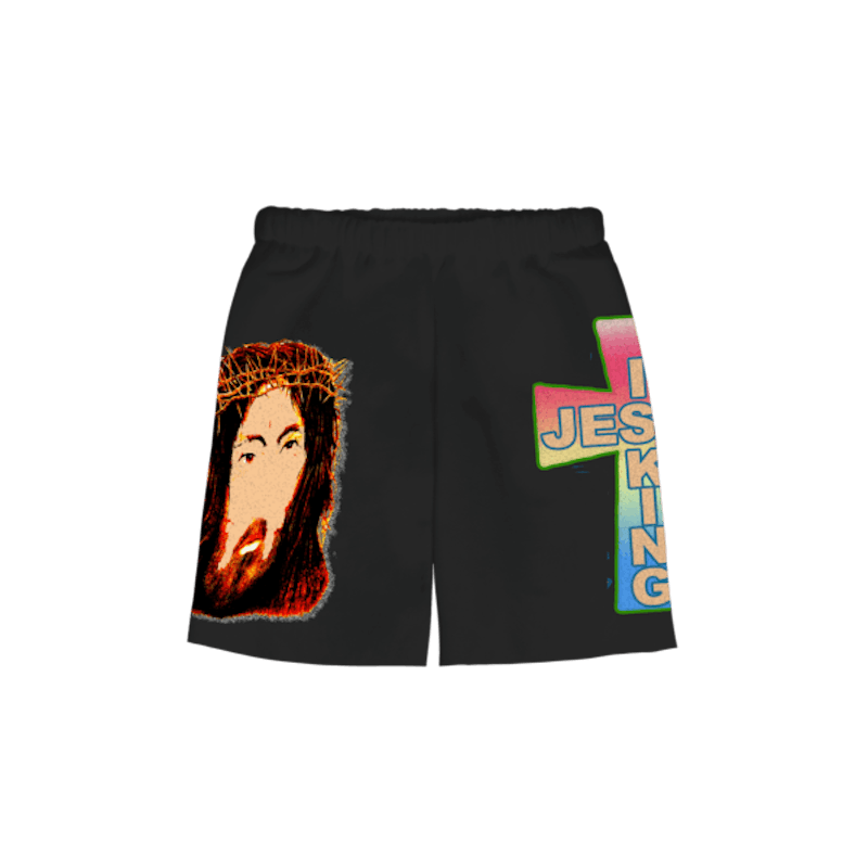 Kanye West AWGE for JIK Cross II Shorts Black