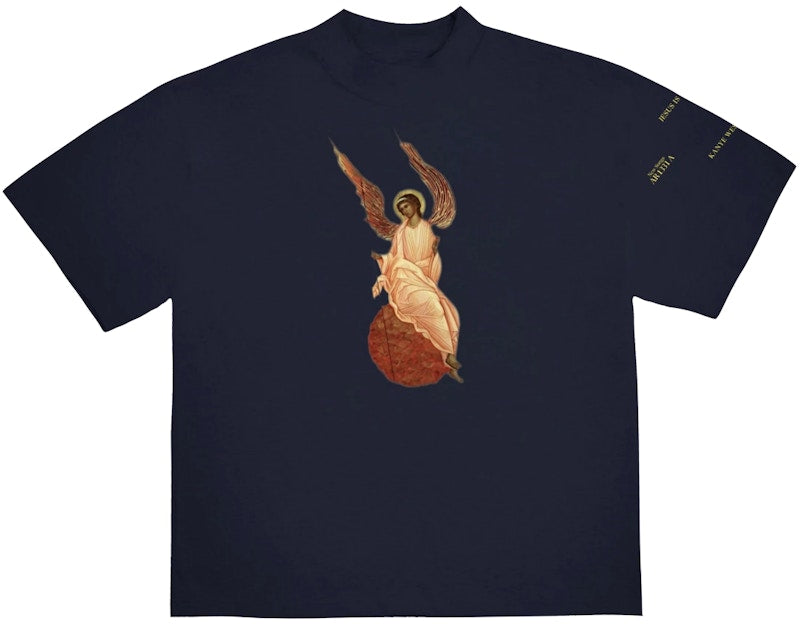 Kanye West Jesus Is King Archangel II T-shirt Navy