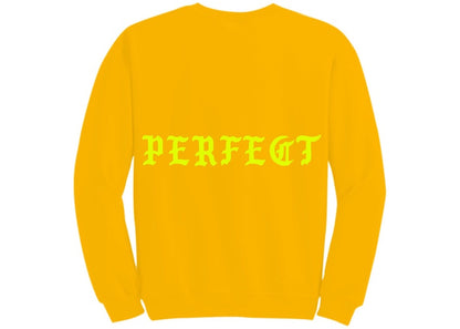 Kanye West Atlanta Pablo Pop-Up Perfect Crewneck Gold