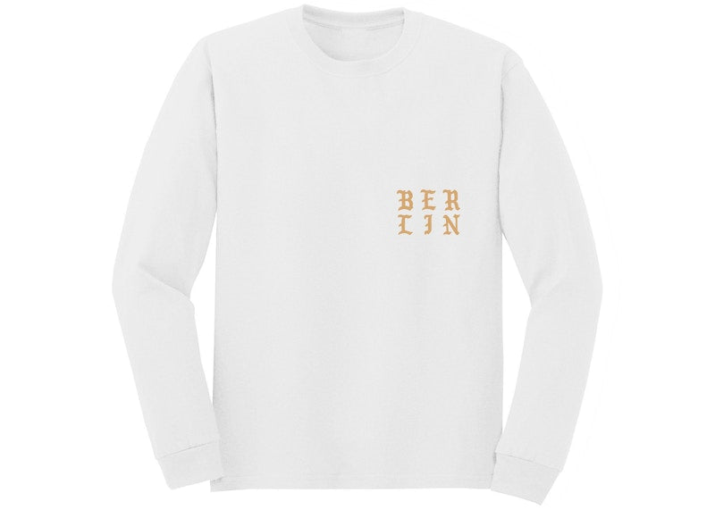 Kanye West Berlin Pablo Pop-Up Kanye Loves Kanye L/S Tee White