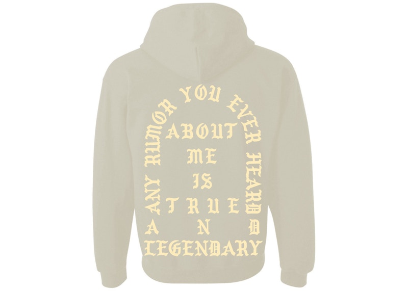 Kanye West Berlin Pablo Pop-Up True And Legendary Hoodie Sand