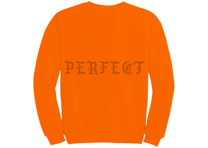 Kanye West Boston Pablo Pop-Up Perfect Crewneck Safety Orange