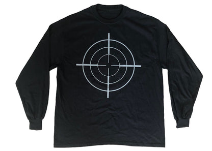 Kanye West Bullseye DONDA Chicago Listening Event L/S T-shirt Black