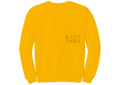 Kanye West Cape Town Pablo Pop-Up Perfect Crewneck Gold