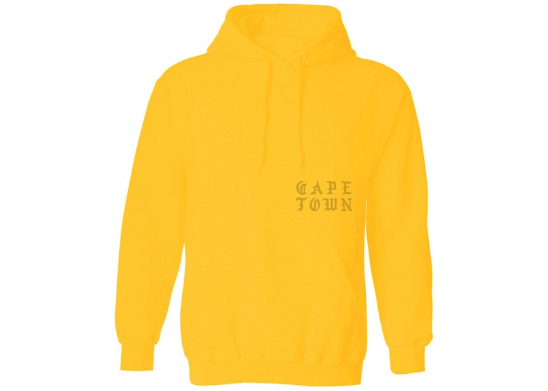 Kanye West Cape Town Pablo Pop-Up True And Legendary Hoodie Gold