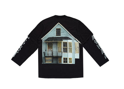 Kanye West DONDA 2 Layer L/S T-shirt Black