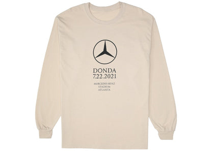 Kanye West DONDA Atlanta Listening Event L/S T-shirt Cream