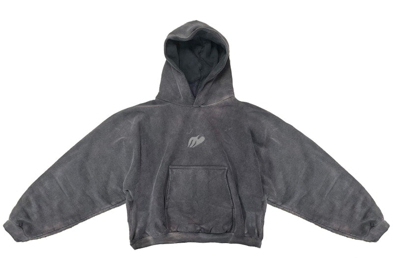 Kanye West DONDA Doves Slam Hoodie Washed Black
