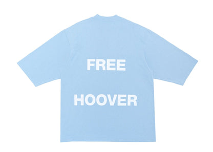 Kanye West & Drake Free Hoover Long T-shirt Light Blue