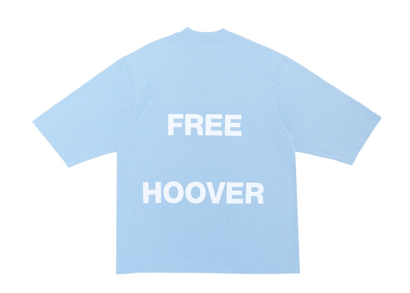 Kanye West & Drake Free Hoover Long T-shirt Light Blue