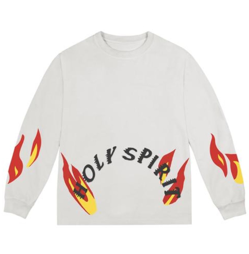 Kanye West Holy Spirit Long Sleeve Tee Bone