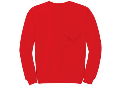 Kanye West Houston Pablo Pop-Up Perfect Crewneck Red