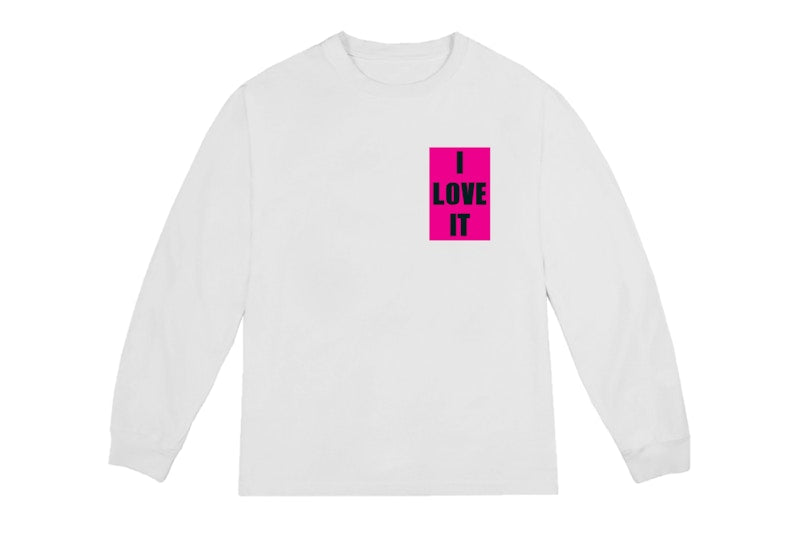 Kanye West I Love It L/S Tee White