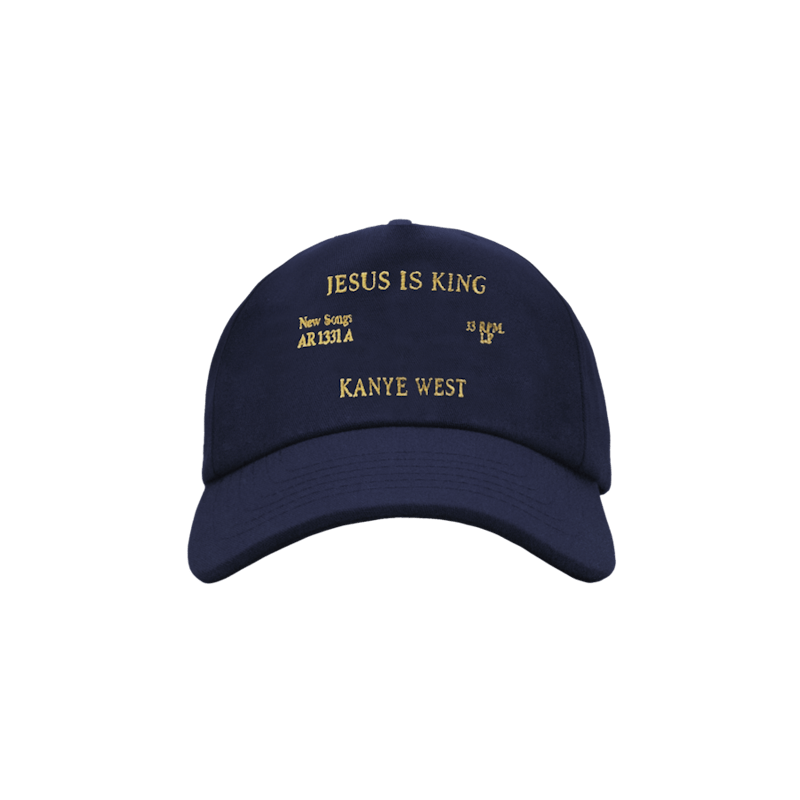 Kanye West Jesus Is King Vinyl II Hat Navy